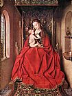 Suckling Madonna Enthroned by Jan van Eyck